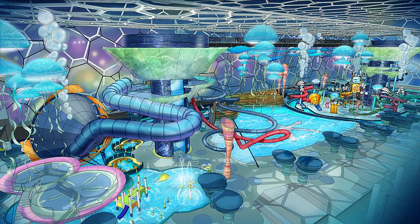 Autors: amanda173 Iespaidīgais ūdens atrakciju parks "Water Cube"