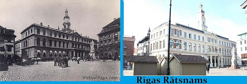 Rīgas Rātsnams vieta kur... Autors: ghost07 Rīga 100 gadus atpakaļ