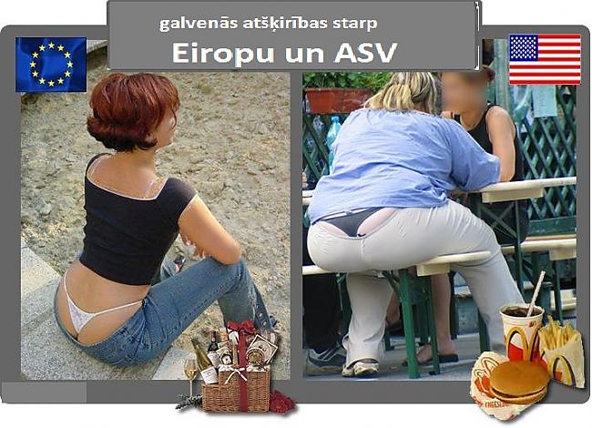 Autors: kreksss Eiropa vs ASV - atšķirības