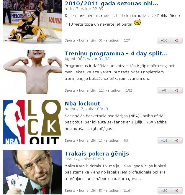 Raksti par sportu Nezinu... Autors: Mīnotaurs Ko likt / ko nelikt Spokos