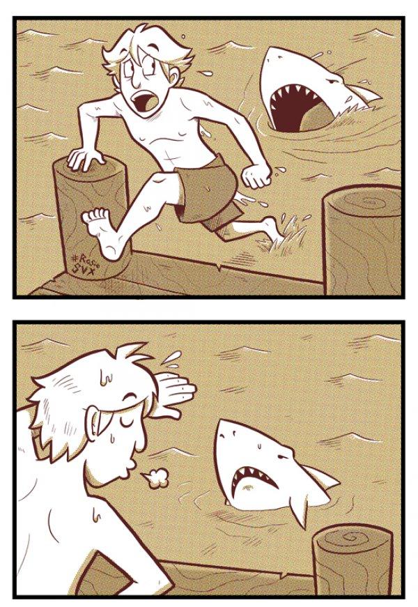 Autors: sundin7070 Shark Attack Komikss