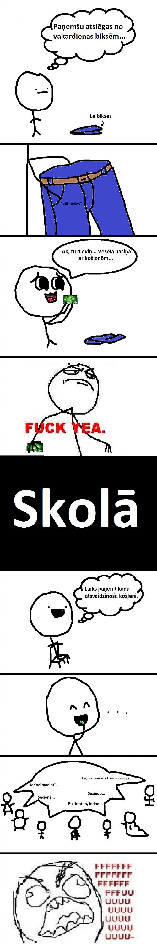 Autors: Dorians Kā notiek skolā
