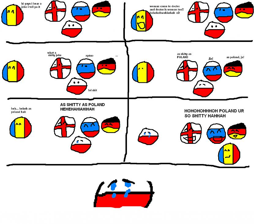 Autors: NaaniGateris Polandball un citas karogbumbas.