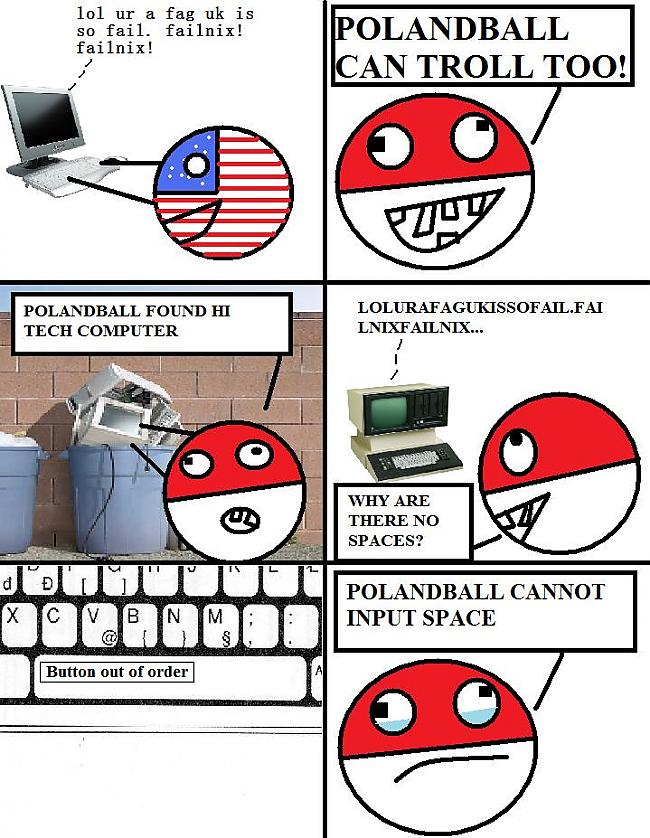 Autors: NaaniGateris Polandball un citas karogbumbas.