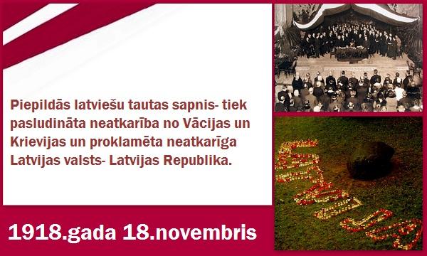 Autors: GargantijA Latvijas vēstures lappuses... Novembris.
