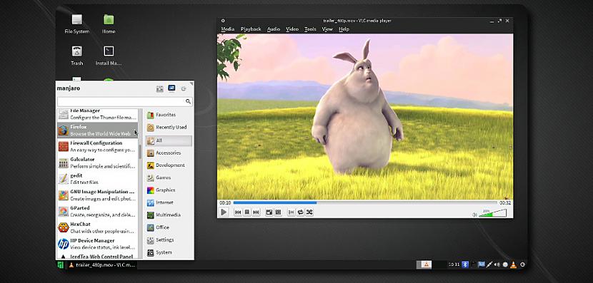 Gandrīz gatavs darbamProtams... Autors: arvislacis Manjaro Linux XFCE 0.8.7 apskats
