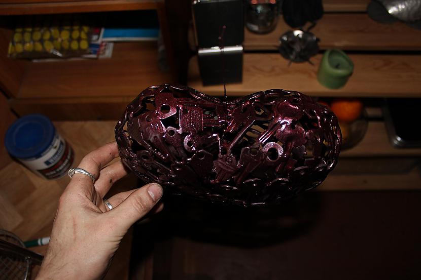 Autors: kpot DIY. Heart from keys..