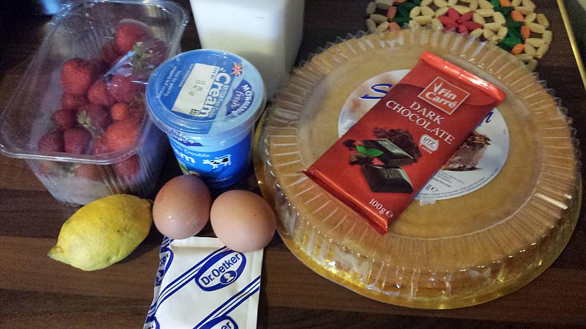 Vēlreiz uzsveru ka neesmu no... Autors: Aicixs Zemeņu torte neprašām, pagatavošanas laiks - 1 stunda.