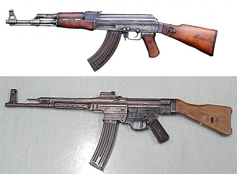 AK47 vs Stg44Kā jau daudzi... Autors: jankovskis2 Krievu nozagtās idejas.