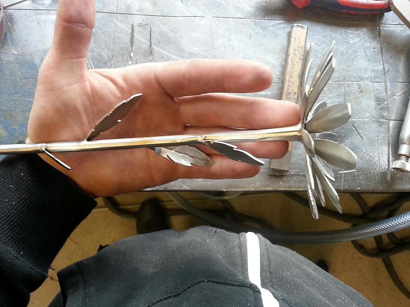 Autors: kpot DIY. Flower, Daisy From metal