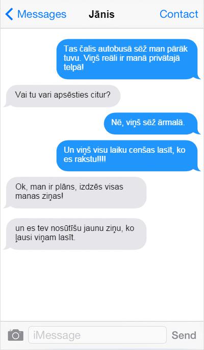 Autors: matilde Kā atkratīties no čaļa autobusā?