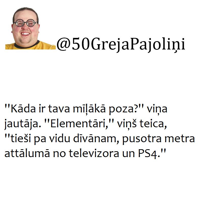 Autors: matilde 50 Greja nokrāsas dumiķīšu izpildījumā. Tev patiks, jo var pasmieties!
