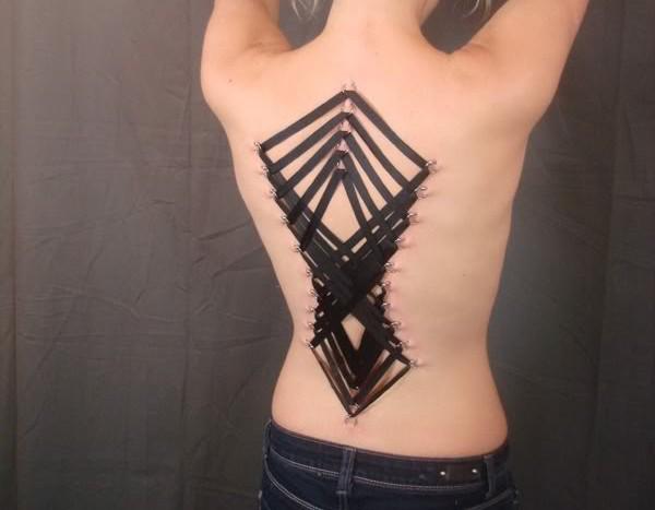 Korsešu pīrsings corset... Autors: Nilsons15 Body Modifications - Ķermeņa modifikācijas?! (1. daļa)