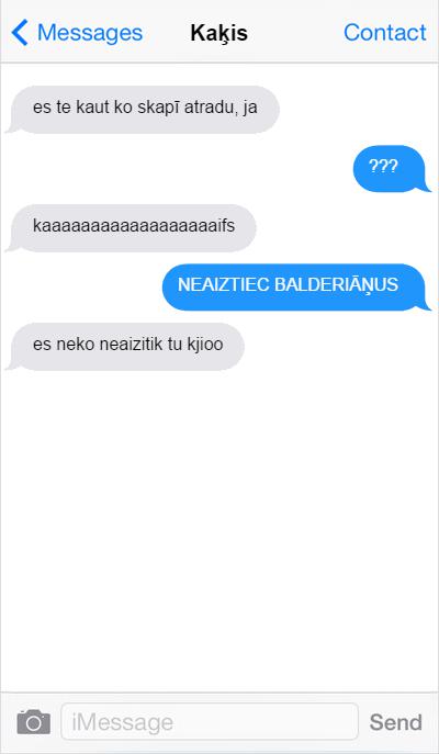 Autors: matilde Ja kaķis rakstītu SMS, ko viņš Tev sūtītu?