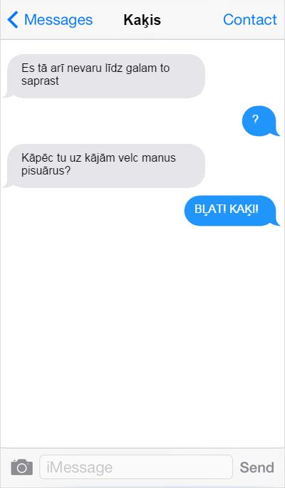 Autors: matilde Ja kaķis rakstītu SMS, ko viņš Tev sūtītu?