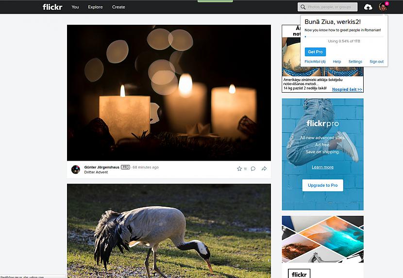 Flickr PhotosYahoo... Autors: Werkis2 Kā dabūt mega-daudz vietu mākoņservisos un citās failu vietnēs?