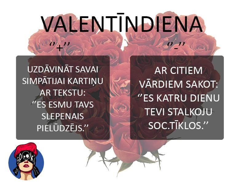 Autors: matilde Valentīndiena: Kādi ir plusi un mīnusi?