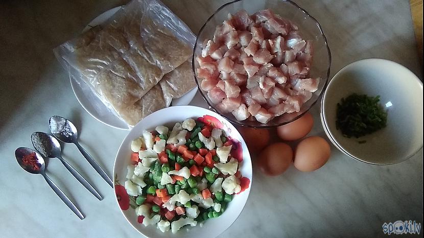 Vajadzīgais700g cūkgaļas3... Autors: breezy18 Plova otrās pakāpes brālēns