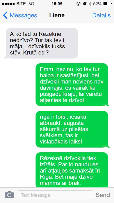 Un saruna jau paliek... Autors: Svētdiena NECENZĒTA sarakste starp divām sievietēm