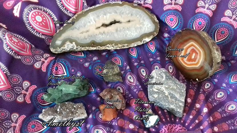 Zaļais green spirit quartz... Autors: Griffith Minerālu Kolekcija + apraksti. 1