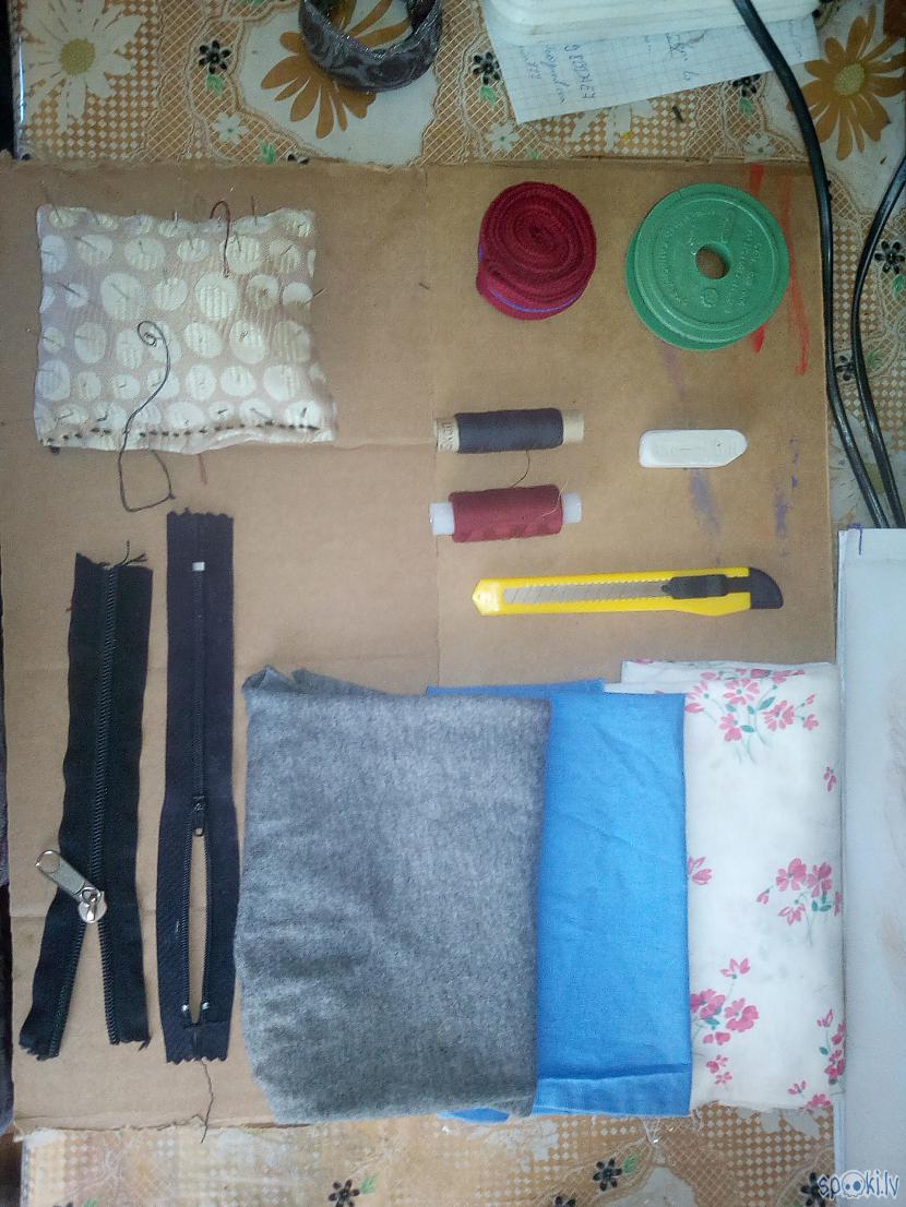 Šajā darbā es izmantoju divu... Autors: Dumpweed DIY Somiņa (ar divām kabatām)
