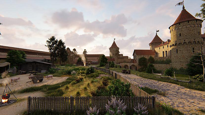 Autors: djart2007 Viduslaiku Cēsis - Wenden 3D restaurācijas darbi turpinās.
