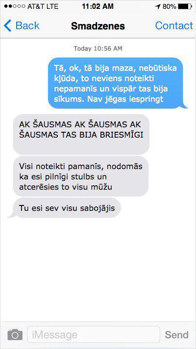 Autors: Charged 20 iedomu sarunas, kuras tev noteikti ir bijušas: ja smadzenes sūtītu SMS