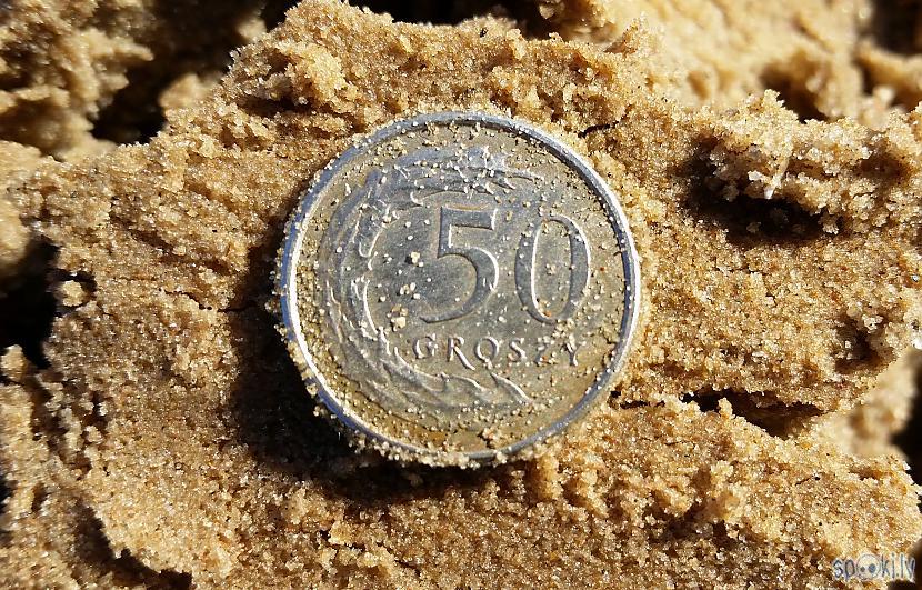 Polijas 50 groscaroni Autors: pyrathe Ar metāla detektoru pa pludmali 2018 (maijs)