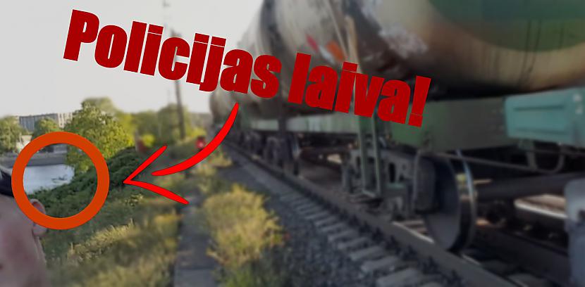 Autors: Lielais R Uzlīdām uz dzelzceļa tilta, piebrauca policijas laiva! W/Rihards Vlogs