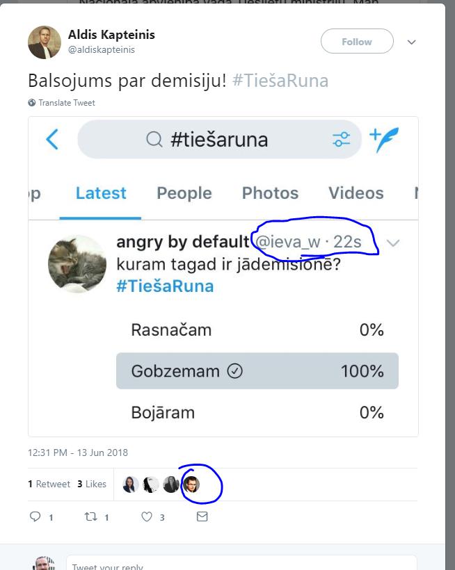 Tikmēr Nacionālā... Autors: Jānis Baroniņš Tev taisnību nebūs zināt. Gobzemam tiek liegts runāt 13.06.2018