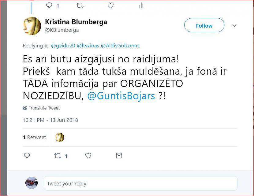 Autors: Jānis Baroniņš Tev taisnību nebūs zināt. Gobzemam tiek liegts runāt 13.06.2018
