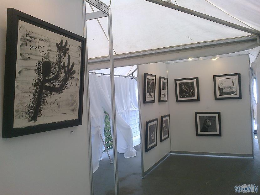 Darbiņi bija izvietoti tādā... Autors: ezkins Jūrmala Art Fair - 2018