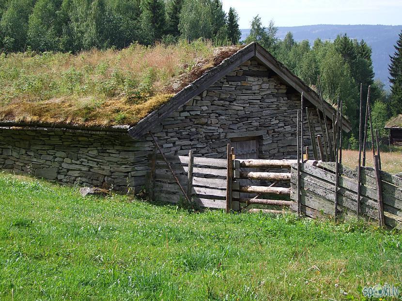 Ēka nav mūrēta Akmeņi... Autors: blusu_kerajs Norvēģijas brīvdabas muzejs Lillehamerē