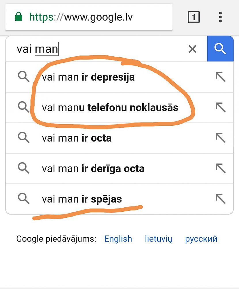 Sākumā Tu nesaproti vai Tev... Autors: ORGAZMO Ko latvieši visbiežāk meklē Googlē?