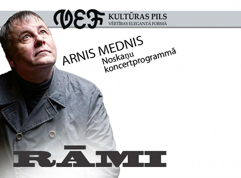 Arņa Medņa jaundarbā... Autors: jacky Arnis Mednis atgriežas uz lielās skatuves!