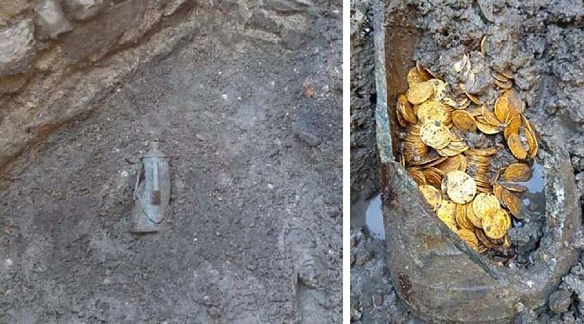 Nojaucot veco Kressoni... Autors: pyrathe Itālijā zem teātra ēkas celtnieki atrod 5. gadsimta zelta monētas