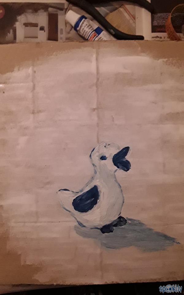 tempera krāsas uz kartona... Autors: azulum Vēl daži zīmējumi