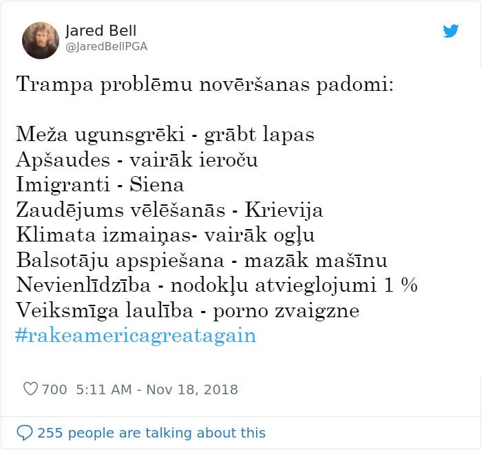 Autors: Latvian Revenger Tramps atkal izceļās - viņaprāt somi novērš mežu ugunsgrēkus, grābjot lapas