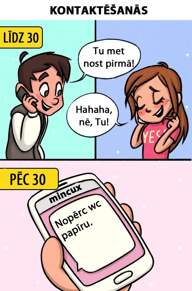 Autors: matilde 11 jauki komiksi, kas parāda, cik ļoti mainās attiecības pēc 30