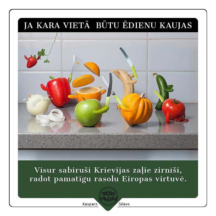 Visur sabiruscaroni... Autors: Kaspars Silavs JOKI - Ja kara vietā būtu ēdienu kaujas