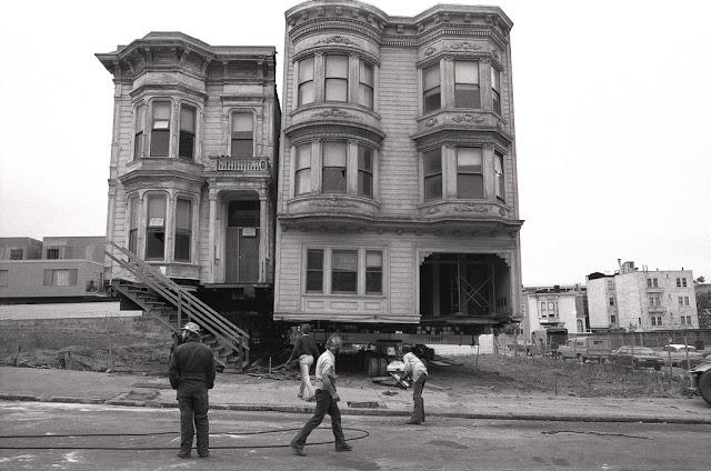 Autors: Lestets Kā Sanfrancisko pārvietoja mājas