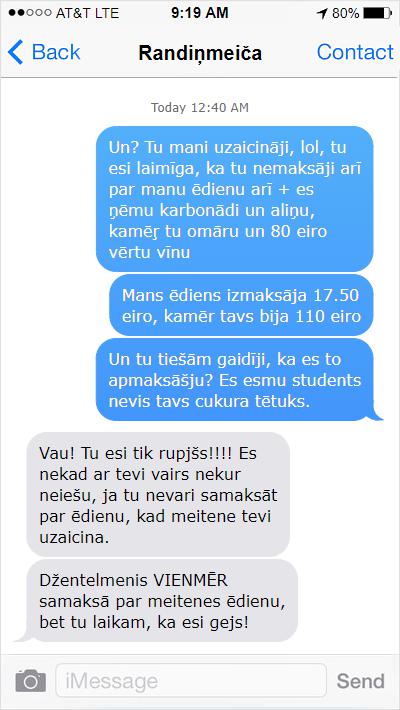 Autors: Pīters Kvils Kam jāmaksā par ēdienu randiņā?