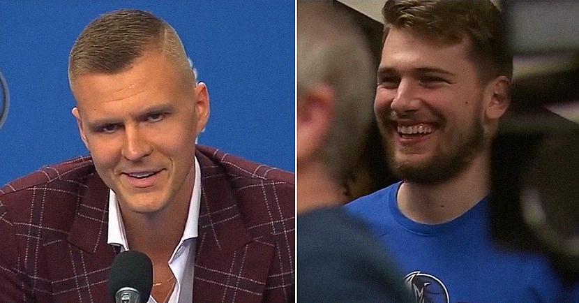 Par interneta hitu kļuvis... Autors: matilde Interneta hits: Luka Dončiča un Kristapa Porziņģa draudzība. Noskaties video!