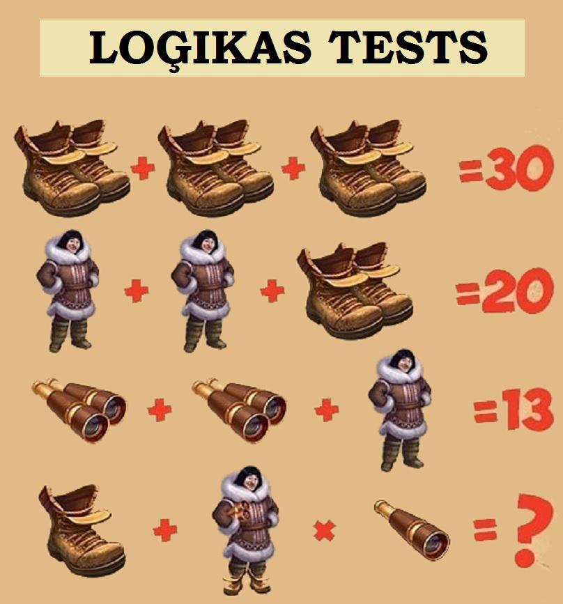 Loģikas tests pārbaudi... Autors: pyrathe Atrisini šo uzdevumu: vai Tu vari atrast pareizo atbildi?