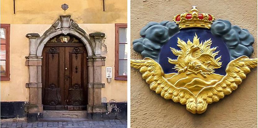 Fēnikss virs durvīm... Autors: Lestets 14 dīvaini māju elementi, kam ir loģisks izskaidrojums