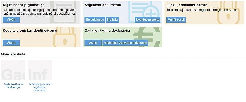 Galvenajā ekrānā atrodi... Autors: matilde Pamācība, kā atgūt atpakaļ 2018. gadā pārmaksātos nodokļus