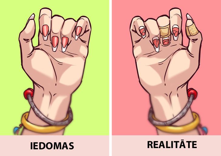 Ar gariem nagiem nav viegli... Autors: matilde 12 komiksi, kas pierāda to, ka sieviešu problēmas ir īstas