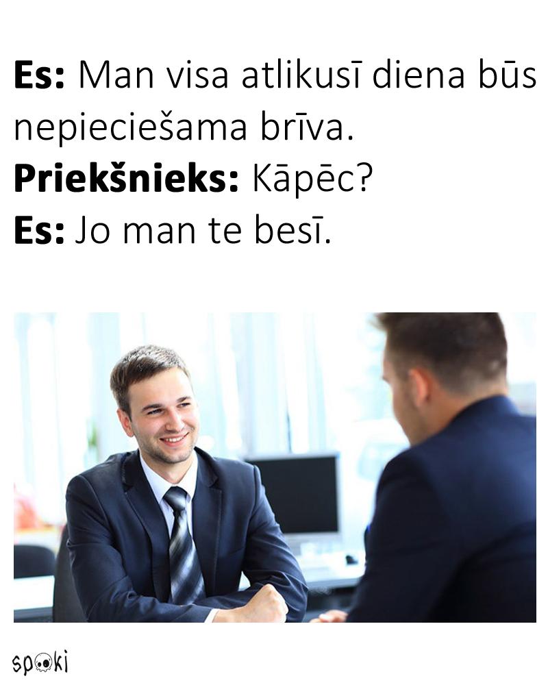 Autors: matilde Smieklīgas memītes par priekšniekiem darbā