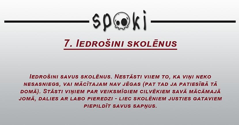 Autors: Latvian Revenger 10 padomi, kā kļūt par labu skolotāju