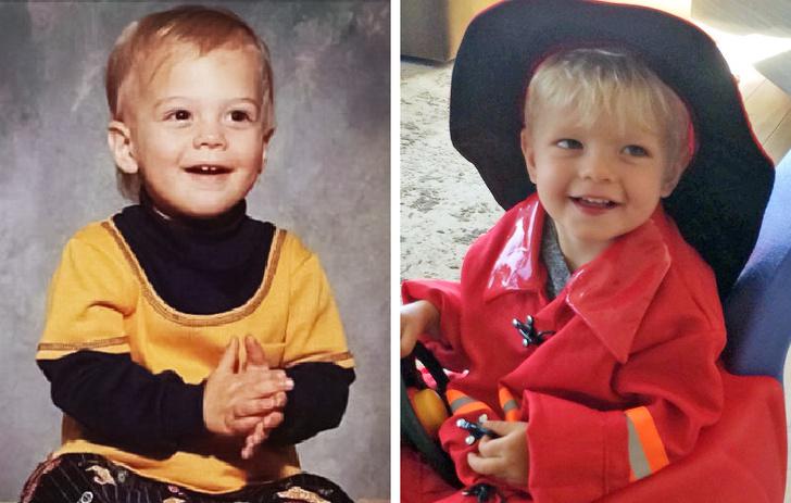 Džoss Djuamels un Aksels... Autors: matilde 12 slavenības, kuru bērni ir pilnīgas viņu kopijas